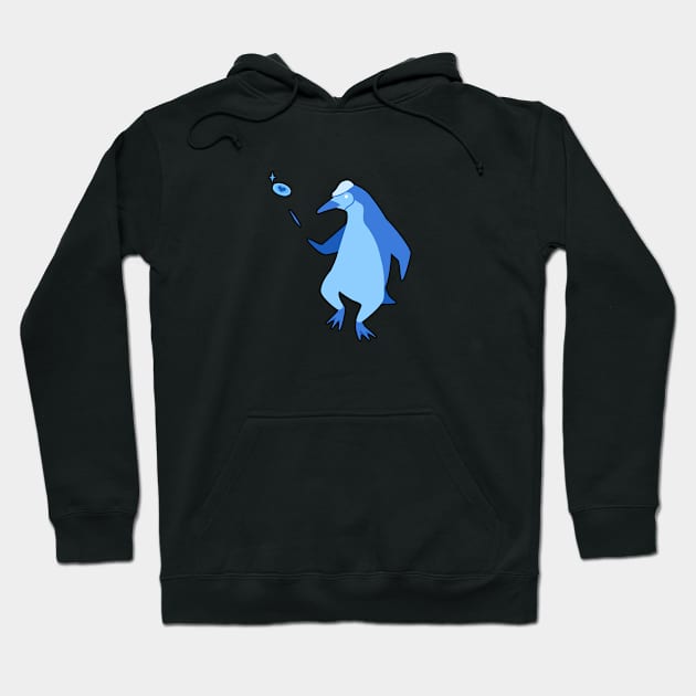 Lucky Penguin Hoodie by hahaha.creative